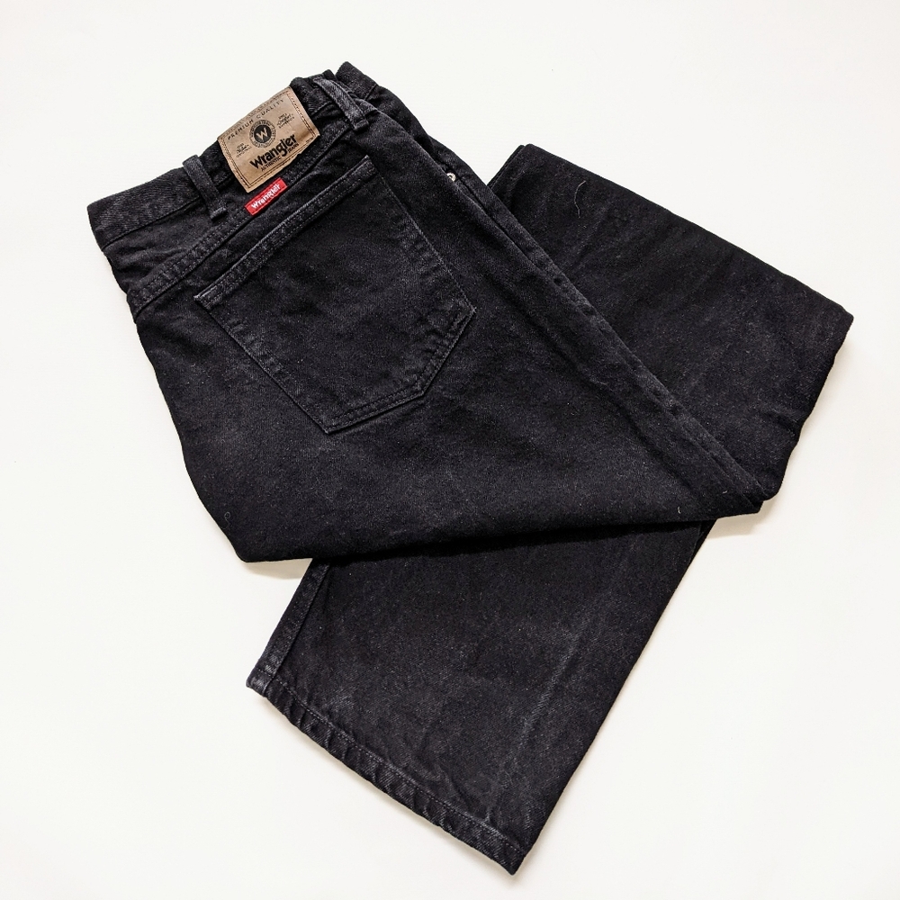 Wrangler black jeans pants, size 40 x 32